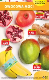 Gazetka promocyjna Lidl - GAZETKA - Gazetka - ważna od 24.04 do 24.04.2022 - strona 9 - produkty: Banany, Gra, Granat, Dzieci, Mango, Imbir