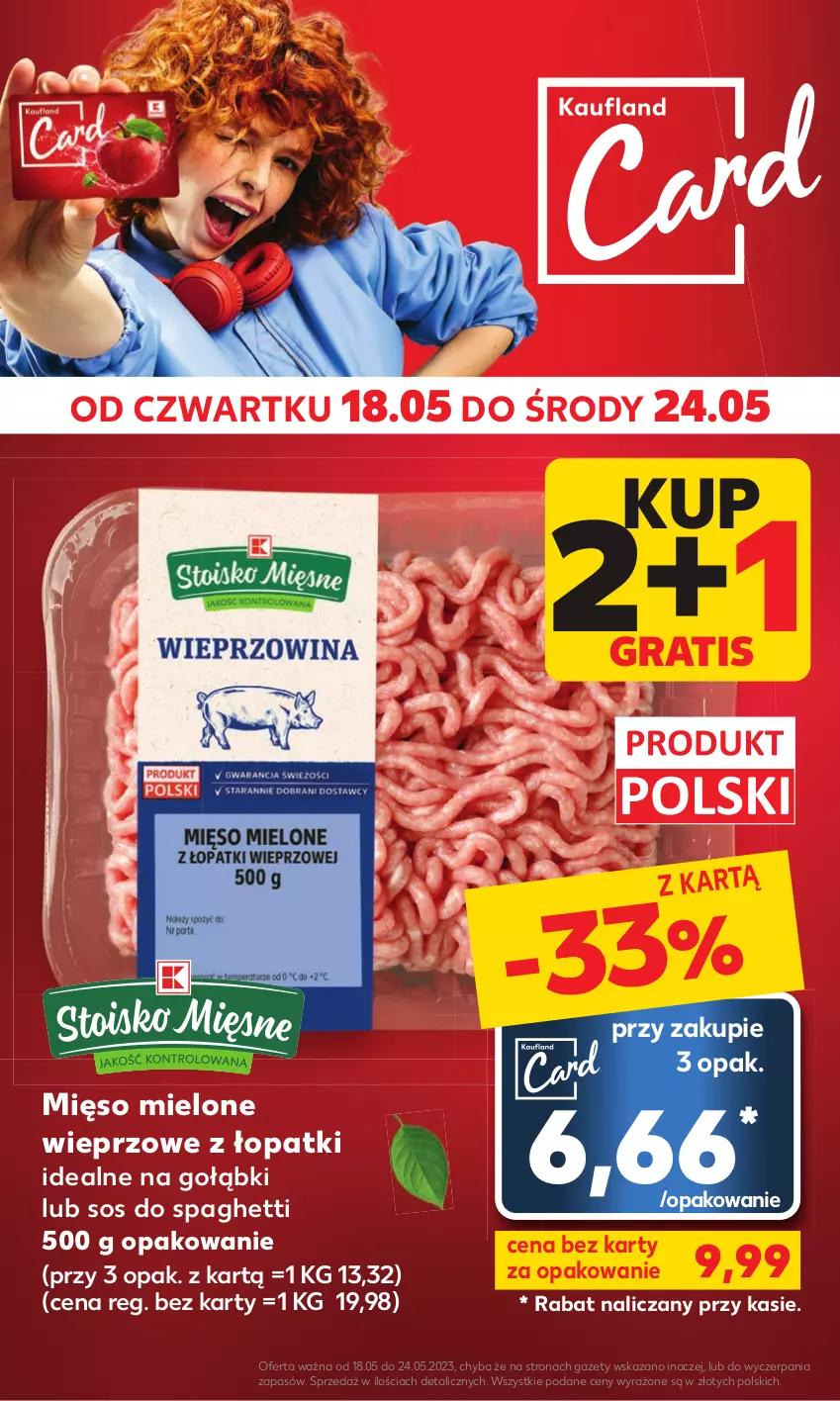 Gazetka promocyjna Kaufland - Mocny Start - ważna 22.05 do 24.05.2023 - strona 2 - produkty: Gra, Mięso, Mięso mielone, Sos, Spaghetti