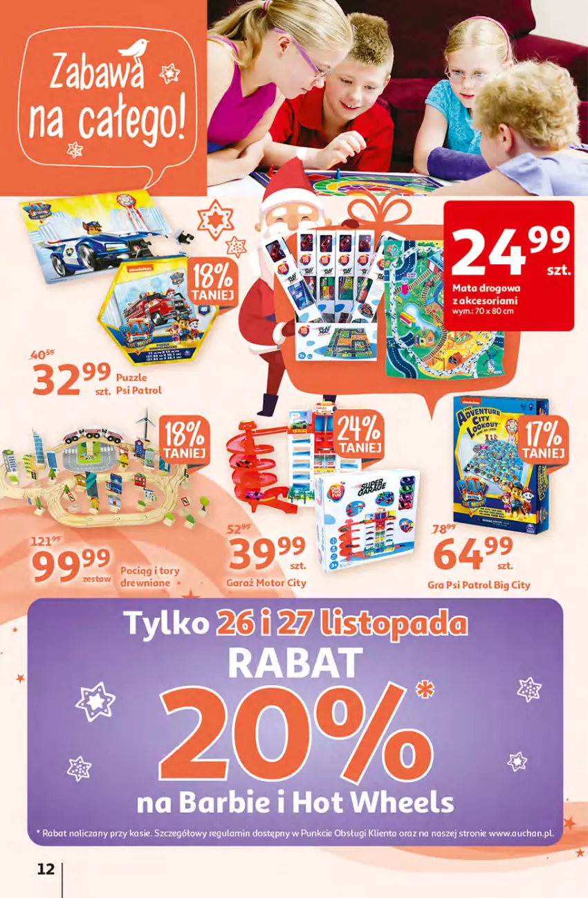 Gazetka promocyjna Auchan - Magia dekoracji Hipermarkety - ważna 25.11 do 01.12.2021 - strona 12 - produkty: Hot Wheels