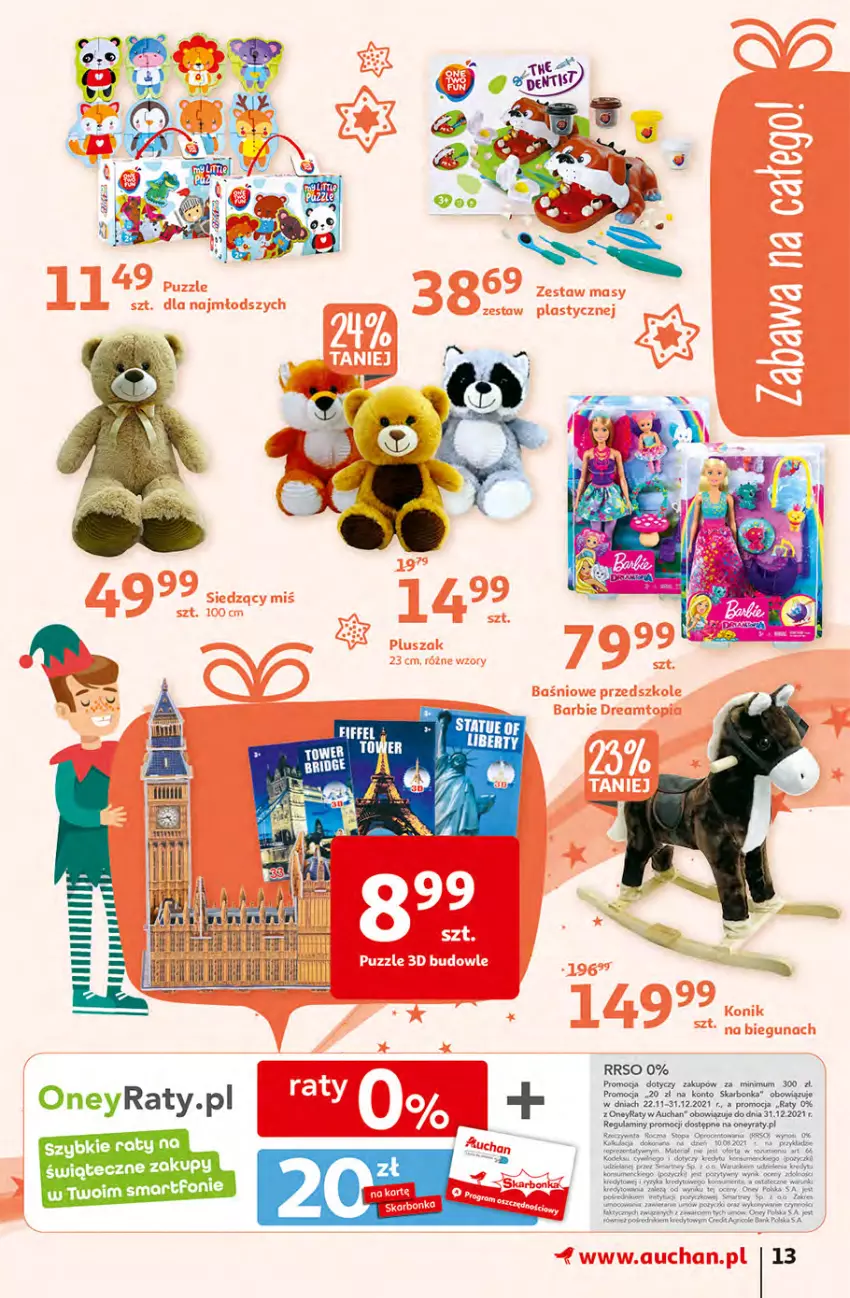 Gazetka promocyjna Auchan - Magia dekoracji Hipermarkety - ważna 25.11 do 01.12.2021 - strona 13 - produkty: Fa, Gry