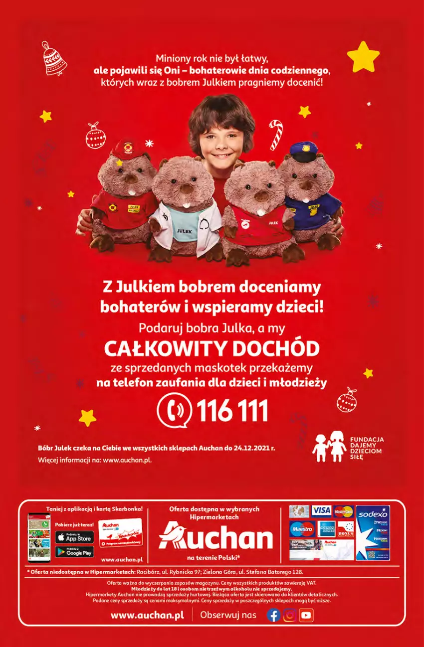 Gazetka promocyjna Auchan - Magia dekoracji Hipermarkety - ważna 25.11 do 01.12.2021 - strona 28 - produkty: Dzieci, Fa, Kotek, Ser, Telefon, Tera