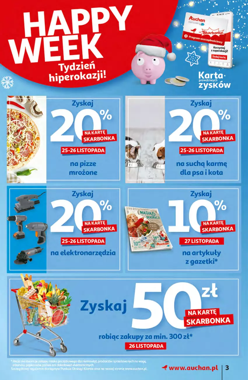 Gazetka promocyjna Auchan - Magia dekoracji Hipermarkety - ważna 25.11 do 01.12.2021 - strona 3 - produkty: Top