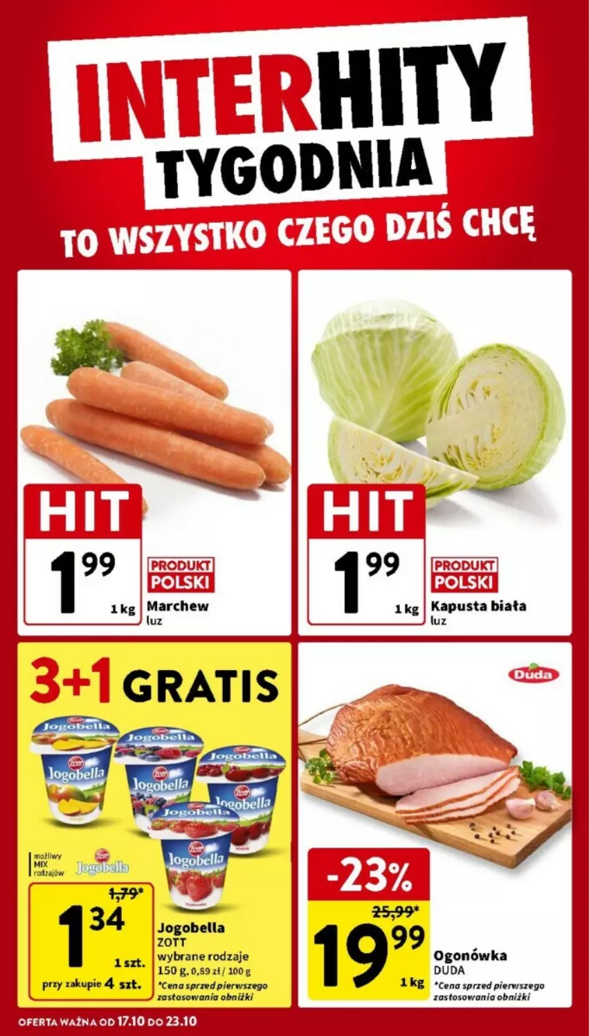 Gazetka promocyjna Intermarche - ważna 17.10 do 23.10.2024 - strona 34 - produkty: Bell, Bella, Duda, Jogobella, Zott