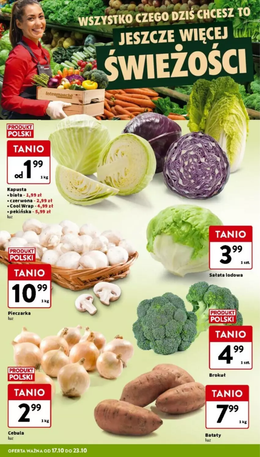 Gazetka promocyjna Intermarche - ważna 17.10 do 23.10.2024 - strona 43 - produkty: Cebula, Piec, Pieczarka