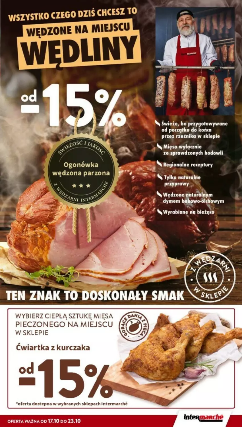 Gazetka promocyjna Intermarche - ważna 17.10 do 23.10.2024 - strona 5 - produkty: Kurczak, Mięso, Ogonówka, Piec, Por, Przyprawy