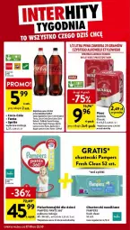 Gazetka promocyjna Intermarche - Gazetka - ważna od 23.10 do 23.10.2024 - strona 41 - produkty: Piwa, Gin, Gra, Pampers, Majtki, Coca-Cola, Warka, Chusteczki, Dzieci, Fanta, Pieluchomajtki, Sprite, Fa