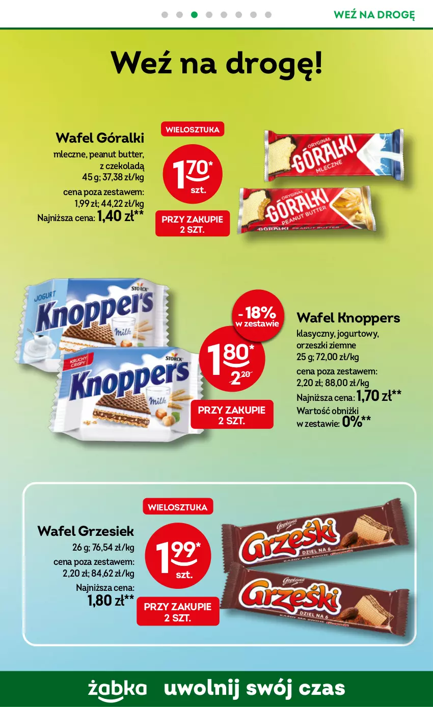 Gazetka promocyjna Żabka - gazetka-promocyjna-29-30-2026 - ważna 15.07 do 28.07.2026 - strona 64 - produkty: Góralki, Jogurt, Knoppers, Orzeszki, Orzeszki ziemne