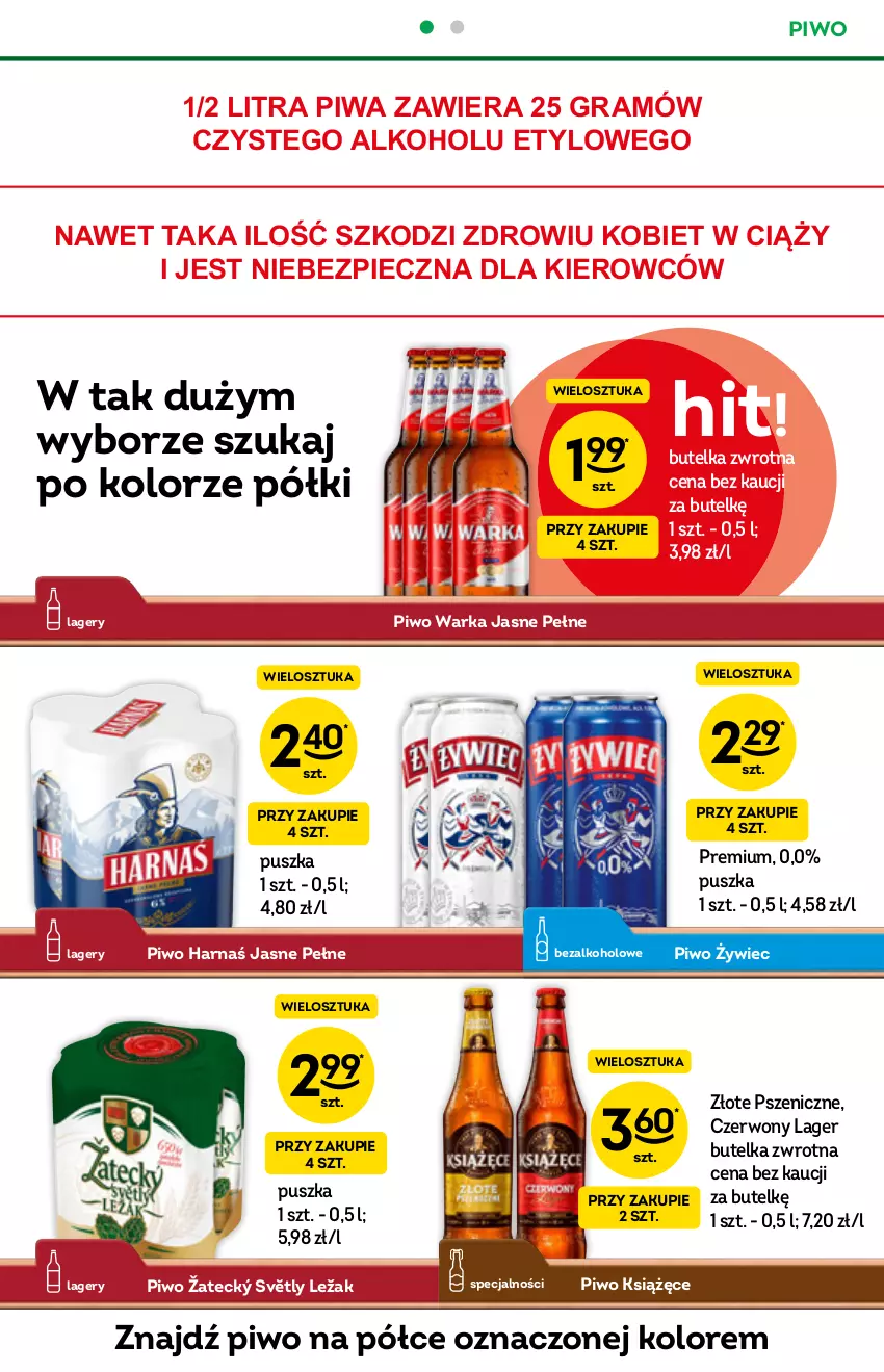 Gazetka promocyjna Żabka - ważna 01.09 do 07.09.2021 - strona 20 - produkty: Gra, Harnaś, Książęce, Piec, Piwa, Piwo, Warka