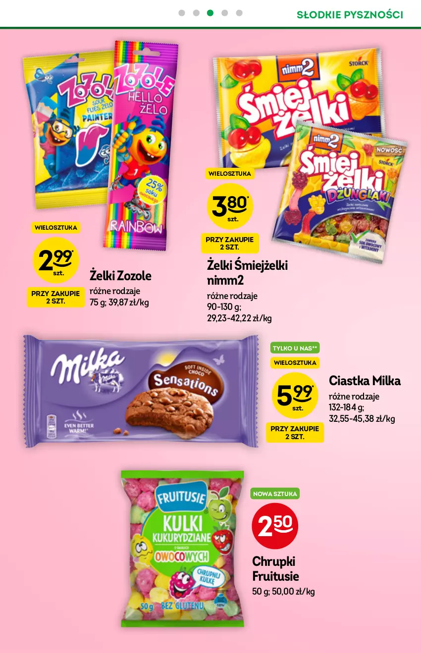 Gazetka promocyjna Żabka - ważna 01.09 do 07.09.2021 - strona 44 - produkty: Chrupki, Ciastka, Milka, Nimm2, O nas