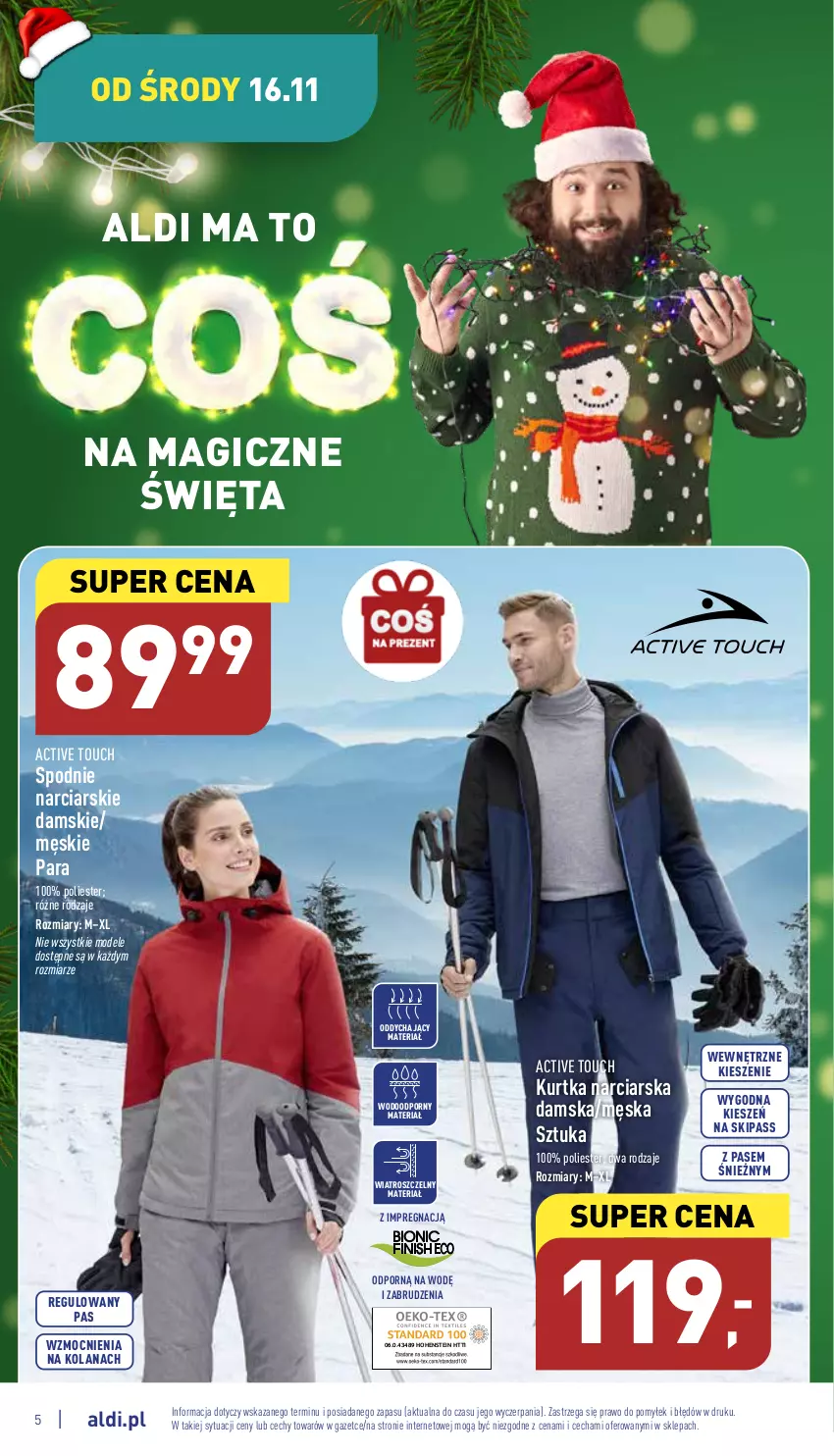 Gazetka promocyjna Aldi - Zaplanuj zakupy wcześniej - ważna 16.11 do 19.11.2022 - strona 5 - produkty: Kurtka, LANA, Por, Spodnie