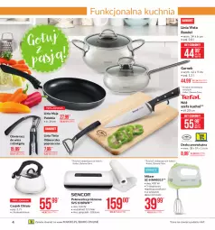 Gazetka promocyjna Makro - [Oferta promocyjna] Artykuły przemysłowe - Gazetka - ważna od 08.02 do 08.02.2021 - strona 4 - produkty: Top, Ser, Garnek, Termometr, Czajnik, Kuchnia, Mikser, Warka, Otwieracz, Obieraczka, Nóż szefa kuchni, Biuro, Patelnia, Rondel, Dźwig, Fa