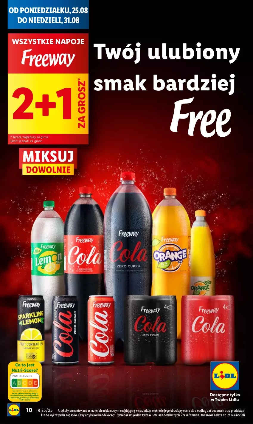 Gazetka promocyjna Lidl - GAZETKA - ważna 25.08 do 27.08.2025 - strona 10 - produkty: Napoje, Wazon