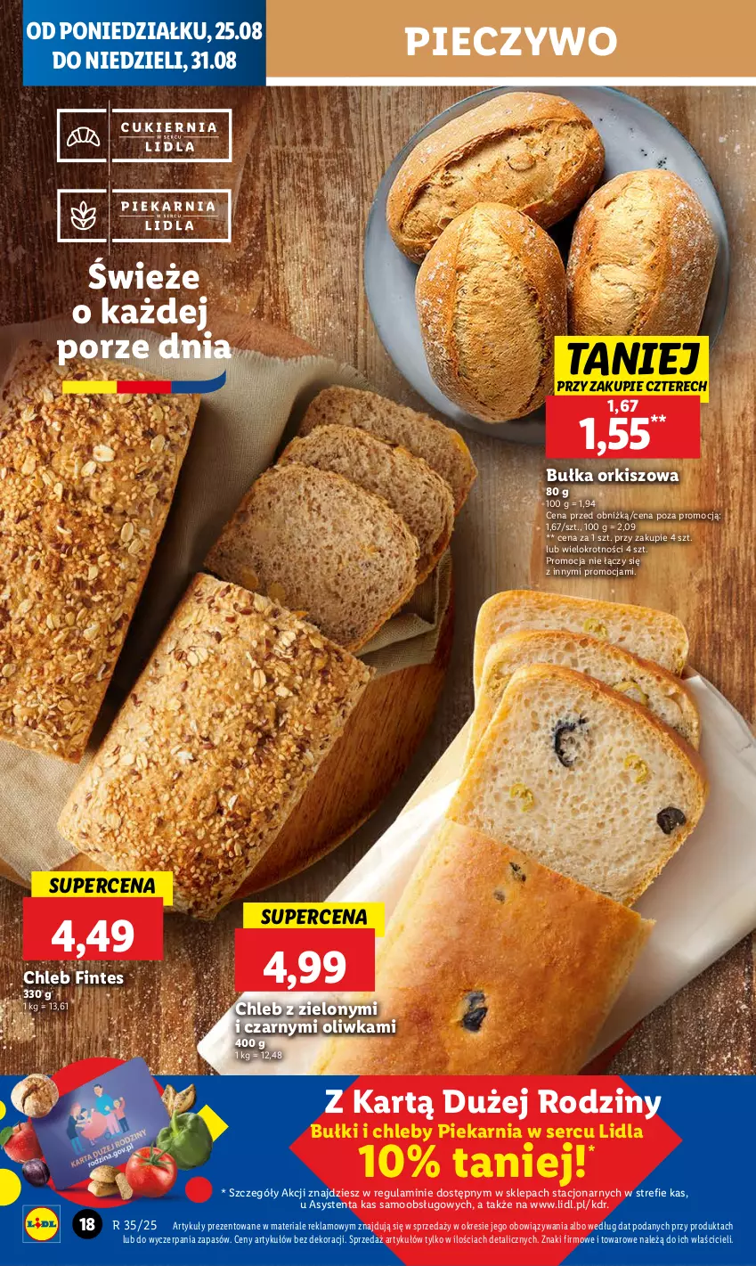 Gazetka promocyjna Lidl - GAZETKA - ważna 25.08 do 27.08.2025 - strona 22 - produkty: Bułka, Chleb, Piec, Pieczywo, Por, Ser