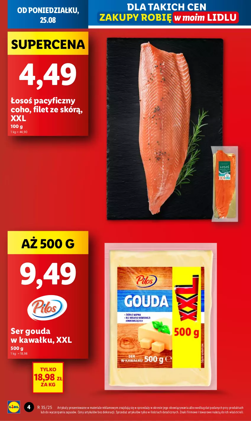 Gazetka promocyjna Lidl - GAZETKA - ważna 25.08 do 27.08.2025 - strona 4 - produkty: Gouda, Kawa, Ser