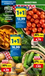 Gazetka promocyjna Lidl - GAZETKA - Gazetka - ważna od 27.08 do 27.08.2025 - strona 20 - produkty: Warzywa, Gra, Ziemniaki, Grunt, Pomidory