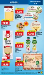 Gazetka promocyjna Lidl - GAZETKA - Gazetka - ważna od 27.08 do 27.08.2025 - strona 29 - produkty: Rycki Edam, Ser, Gra, Danone, Piątnica, Jaja, Jogurt, Activia, Edam, Twój Smak, Ser twarogowy, Jogurt pitny