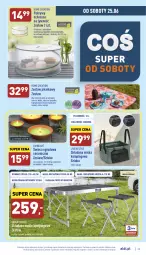 Gazetka promocyjna Aldi - Pełny katalog - Gazetka - ważna od 26.06 do 26.06.2022 - strona 35 - produkty: Sok, Por, Stół, Tran, Talerz, Sport, Pudełko, Meble, Miska