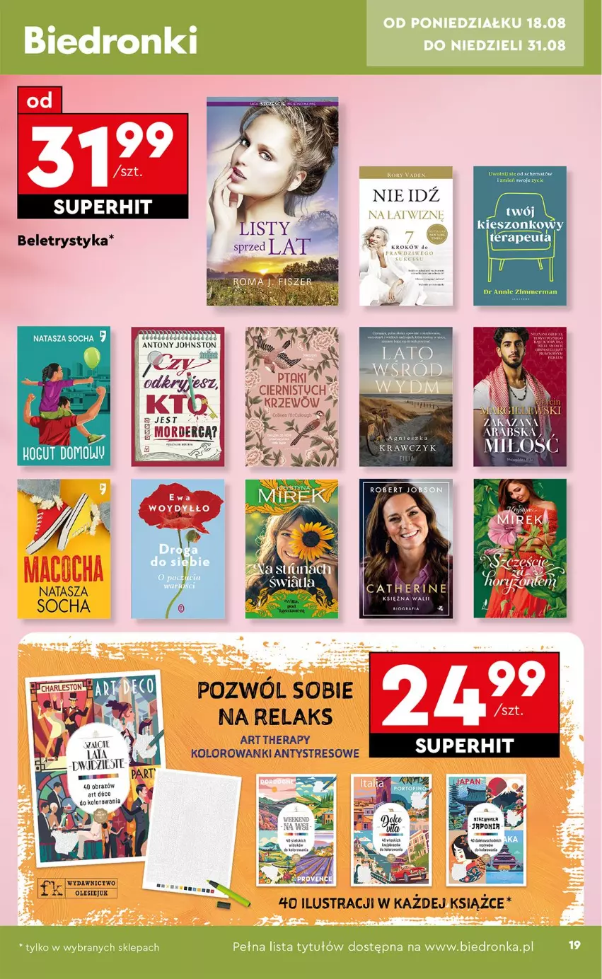 Gazetka promocyjna Biedronka - Okazje Tygodnia - ważna 18.08 do 30.08.2025 - strona 23 - produkty: Obraz