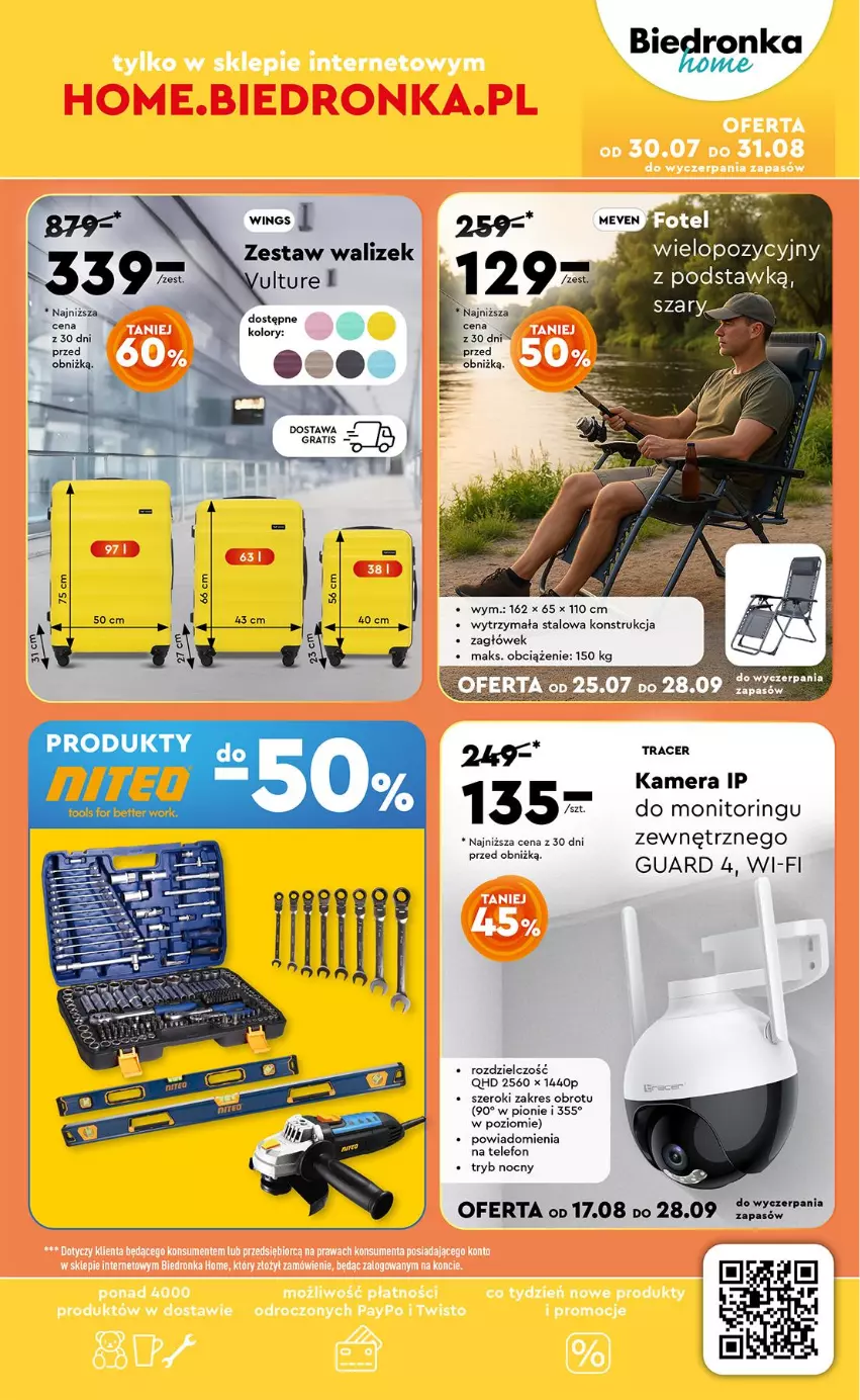 Gazetka promocyjna Biedronka - Okazje Tygodnia - ważna 18.08 do 30.08.2025 - strona 45 - produkty: Acer, Kamera, Monitor, Orka, Telefon, Zagłówek