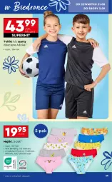 Gazetka promocyjna Biedronka - Okazje Tygodnia - Gazetka - ważna od 30.08 do 30.08.2025 - strona 29 - produkty: Koc, Szorty, Majtki, T-shirt, Adidas, Dzieci