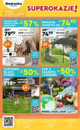 Gazetka promocyjna Biedronka - Okazje Tygodnia - Gazetka - ważna od 30.08 do 30.08.2025 - strona 46 - produkty: Hama, Parasol, Lack, Fotel, Poduszka