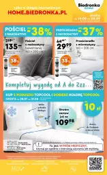 Gazetka promocyjna Biedronka - Okazje Tygodnia - Gazetka - ważna od 30.08 do 30.08.2025 - strona 47 - produkty: Top, Kołdra, Pościel, Prześcieradło, Poduszka