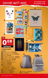 Gazetka promocyjna Biedronka - Okazje Tygodnia - Gazetka - ważna od 30.08 do 30.08.2025 - strona 5 - produkty: Noż, Nożyczki, Długopis, Flamastry, Piórnik, Plecak, Plastelina, Fa