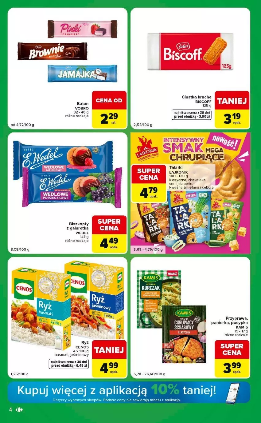 Gazetka promocyjna Carrefour - Gazetka Express w SUMIE ekspresowe zakupy - ważna 25.08 do 31.08.2026 - strona 4 - produkty: Biszkopty, Cebula, Ciastka, Gala, Kamis, Lajkonik