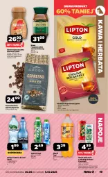 Gazetka promocyjna Netto - Od Poniedziałku - Gazetka - ważna od 05.07 do 05.07.2025 - strona 19 - produkty: Nescafé, Kawa rozpuszczalna, Top, Kawa ziarnista, Kawa, Jacobs Krönung, Napoje, LANA, Lipton, Jacobs, Woda, Herbata, Napój, Kokos, Fa