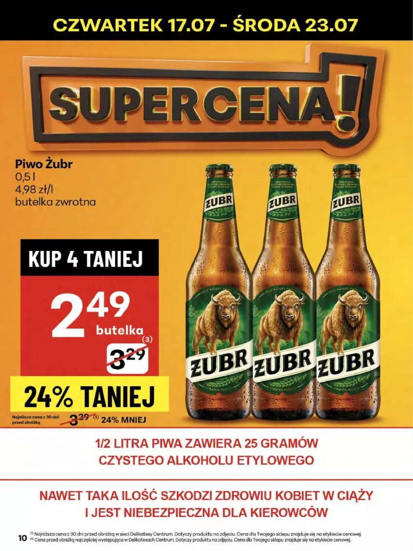Gazetka promocyjna Delikatesy Centrum - Franczyza DC29 Czwartek - ważna 17.07 do 23.07.2025 - strona 10 - produkty: Gra, Piec, Piwa, Rum