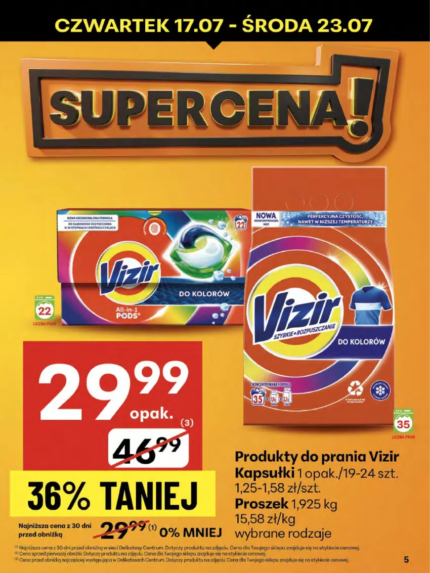 Gazetka promocyjna Delikatesy Centrum - Franczyza DC29 Czwartek - ważna 17.07 do 23.07.2025 - strona 5 - produkty: Rum, Vizir