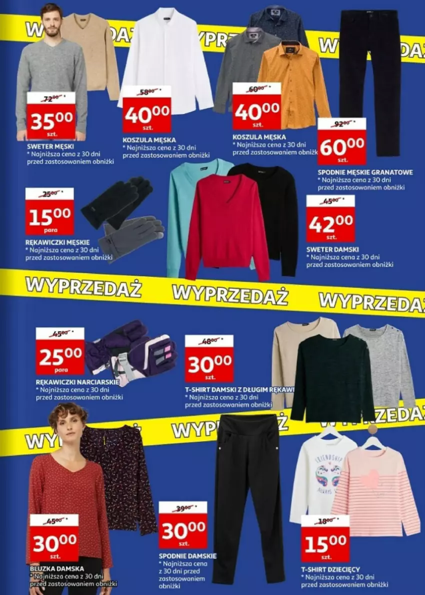 Gazetka promocyjna Auchan - ważna 27.12 do 30.12.2023 - strona 18 - produkty: Dzieci, Fa, Klej, Kosz, Koszula, Por, Sweter, T-shirt
