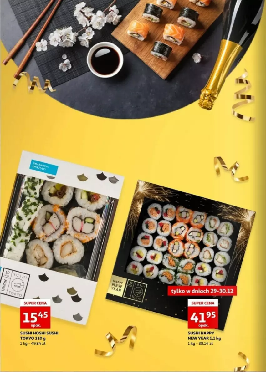 Gazetka promocyjna Auchan - ważna 27.12 do 30.12.2023 - strona 24 - produkty: Acana, Sushi