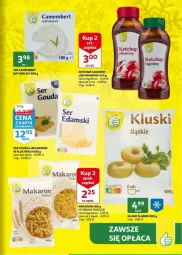 Gazetka promocyjna Auchan - Gazetka - ważna od 30.12 do 30.12.2023 - strona 20 - produkty: Ketchup, Makaron, Ser, Camembert, Edam, Gouda