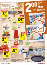 Gazetka promocyjna Intermarche - oferty tygodnia - Gazetka - ważna od 12.04 do 12.04.2021 - strona 23 - produkty: Mozzarella, Zott, Spód do pizzy, Tarka, Mąka, Basia, Oliwa z oliwek, Miska, Fa