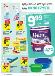 Gazetka promocyjna Intermarche - oferty tygodnia - Gazetka - ważna od 12.04 do 12.04.2021 - strona 33 - produkty: Papier, Brit, Clin, Velvet, Ręcznik, Prima, Płyn do szyb, Okno, Miska