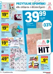 Gazetka promocyjna Intermarche - Gazetka promocyjna - Gazetka - ważna od 11.10 do 11.10.2021 - strona 39 - produkty: Rum, Pościel, Energizer, Dzieci, Komplet pościeli, Obraz, Poduszka, Jednorożec