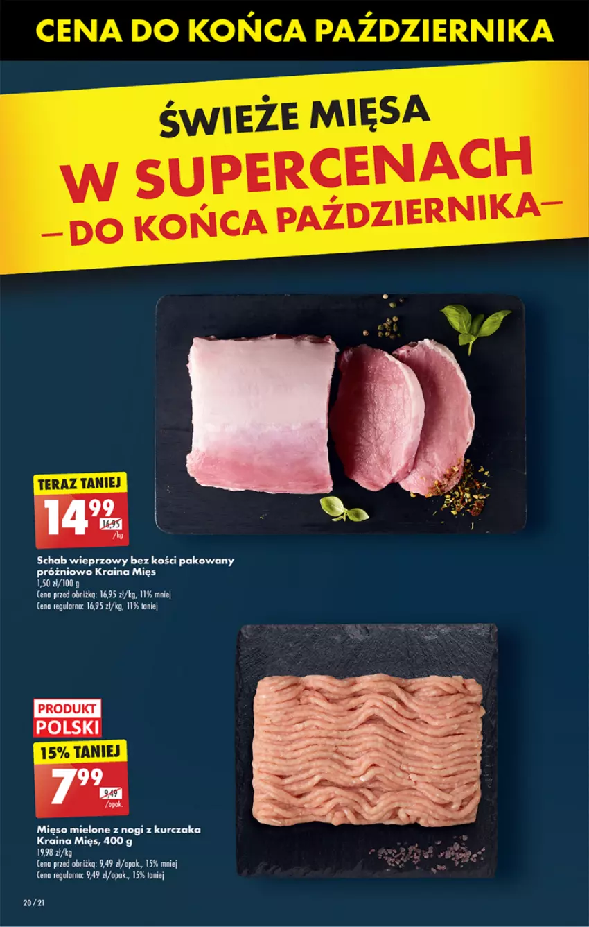 Gazetka promocyjna Biedronka - Od Czwartku - ważna 17.10 do 23.10.2024 - strona 22 - produkty: Fa, Kurczak, Mięso, Mięso mielone, Schab wieprzowy