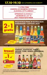 Gazetka promocyjna Biedronka - Od Czwartku - Gazetka - ważna od 23.10 do 23.10.2024 - strona 52 - produkty: Piwa, Kasztelan, Tyskie, Warka, Harnaś