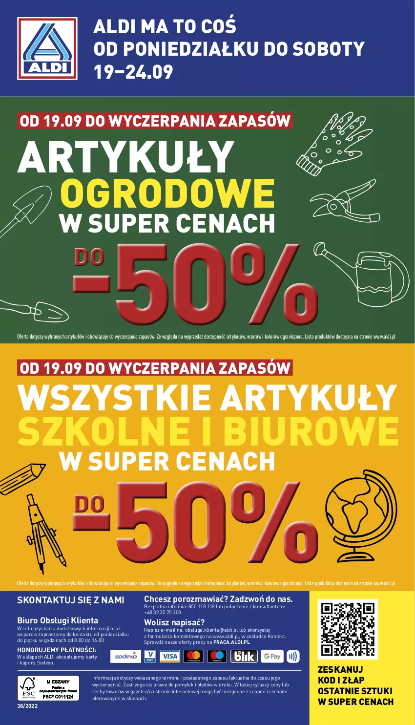 Gazetka promocyjna Aldi - Pełny katalog - ważna 19.09 do 24.09.2022 - strona 40 - produkty: Biuro, Gra, O nas, Por