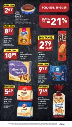Gazetka promocyjna Aldi - Pełny katalog - Gazetka - ważna od 24.09 do 24.09.2022 - strona 15 - produkty: Goplana, Pączek, Ciastka, Ser, Rum, Por, Jeżyki, Kawa, Bułeczki, LANA, 7 Days, Mleczko, Rogal, Sport, Bułeczki mleczne, E. Wedel, Deser, Ritter Sport, Kakao, Milka