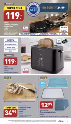 Gazetka promocyjna Aldi - Pełny katalog - Gazetka - ważna od 24.09 do 24.09.2022 - strona 35 - produkty: Noż, Toster, Deska do krojenia