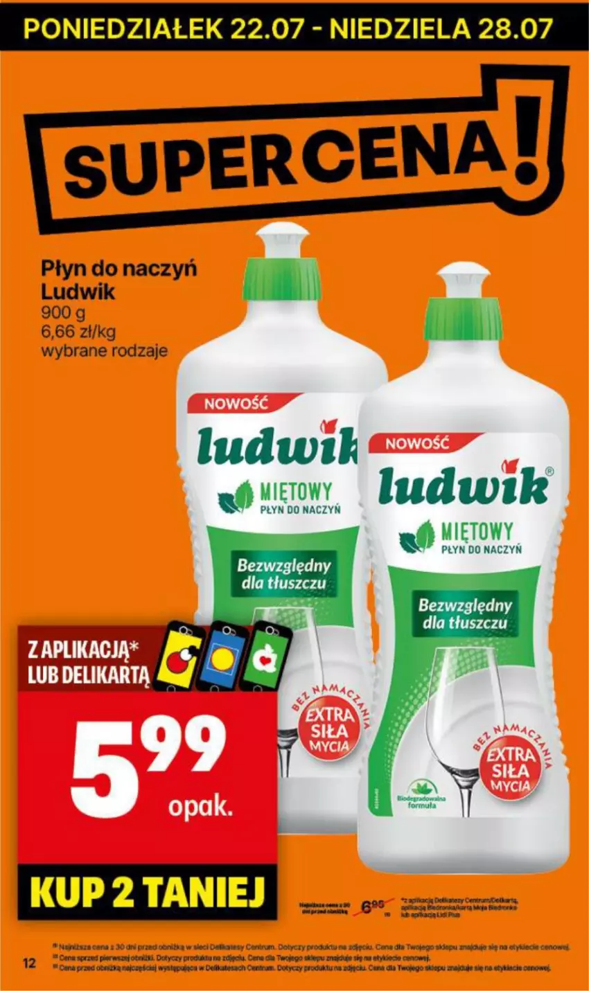 Gazetka promocyjna Delikatesy Centrum - NOWA GAZETKA Delikatesy Centrum od 22 lipca! 22-28.07.2024 - ważna 22.07 do 28.07.2024 - strona 12 - produkty: Ludwik, Rum