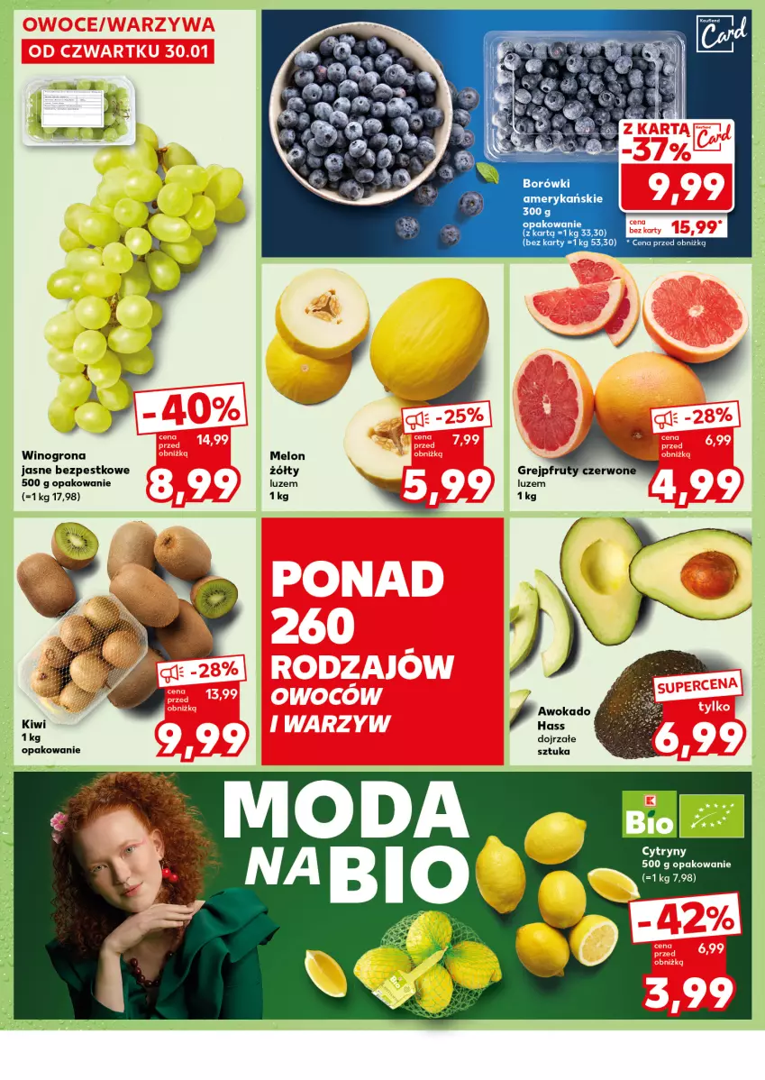 Gazetka promocyjna Kaufland - Mocny Start - ważna 03.02 do 05.02.2025 - strona 14 - produkty: Cytryny, Grejpfrut, Kiwi, Melon, Wino, Winogrona