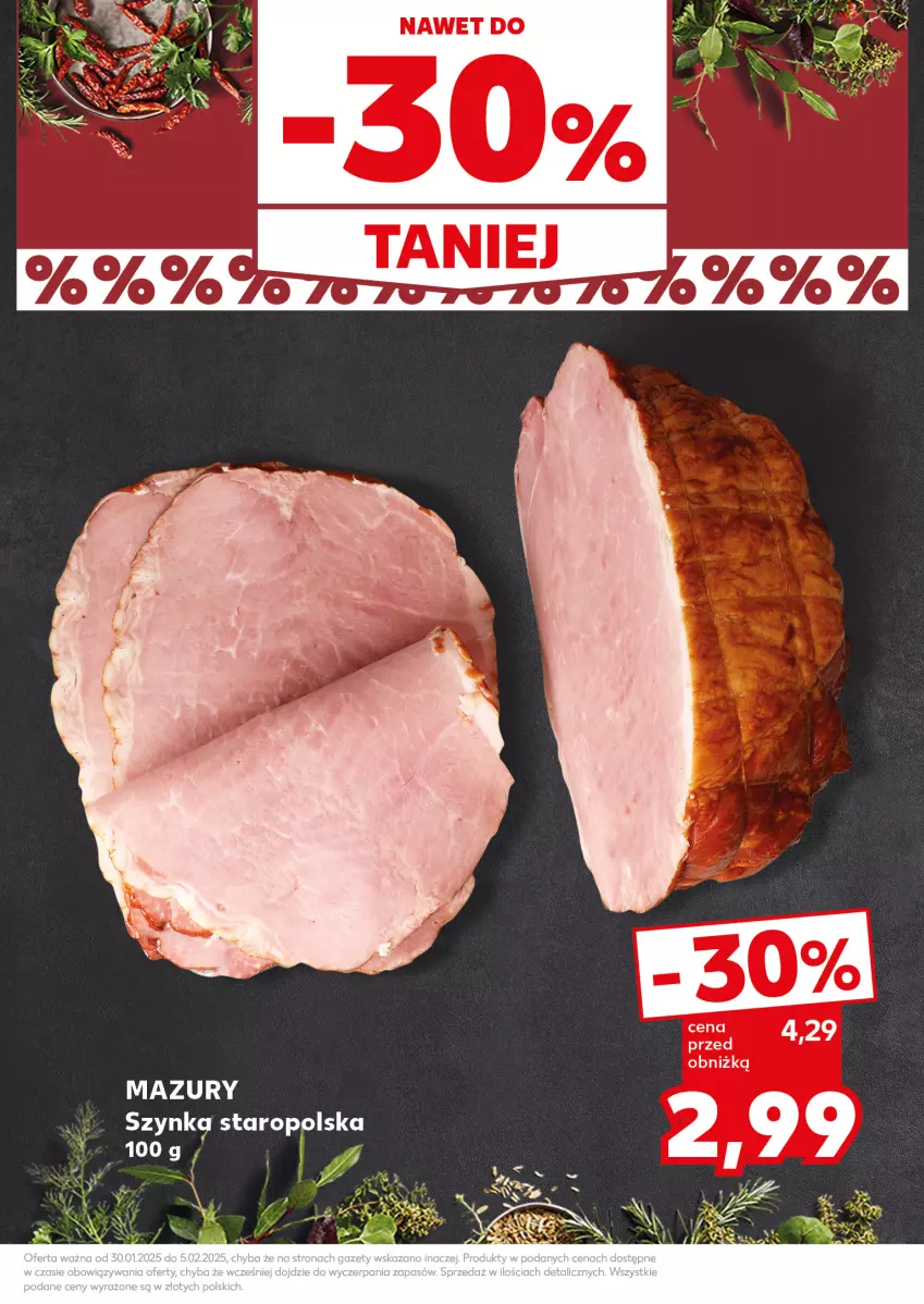 Gazetka promocyjna Kaufland - Mocny Start - ważna 03.02 do 05.02.2025 - strona 17 - produkty: Szynka