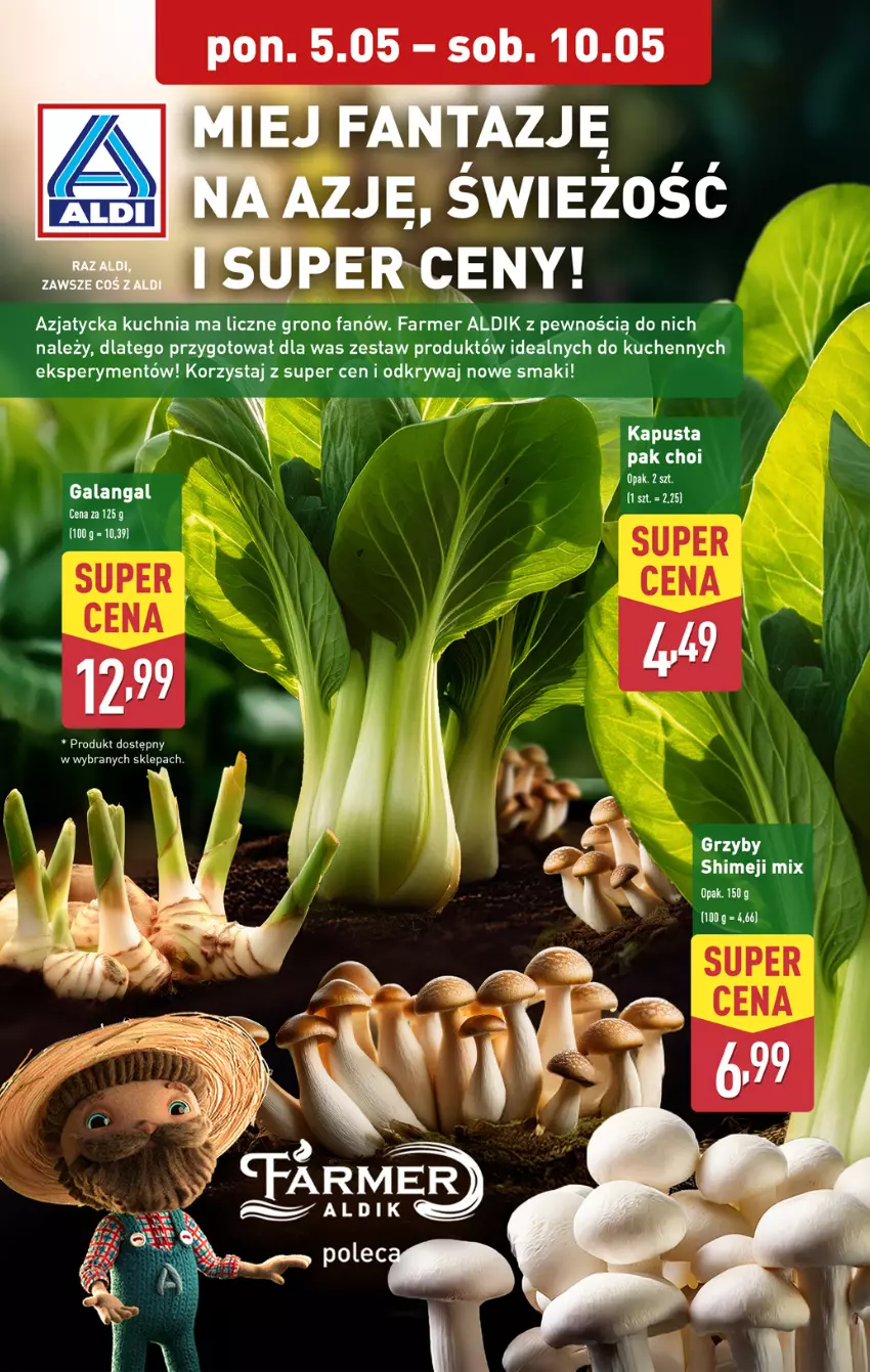 Gazetka promocyjna Aldi - Pełna oferta - ważna 05.05 do 09.05.2025 - strona 4 - produkty: Fa, Fanta, Gala, Grzyby, Kuchnia