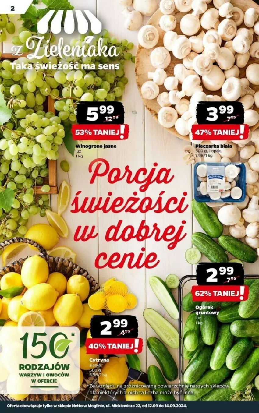 Gazetka promocyjna Netto - ważna 12.09 do 14.09.2024 - strona 5 - produkty: Piec, Pieczarka