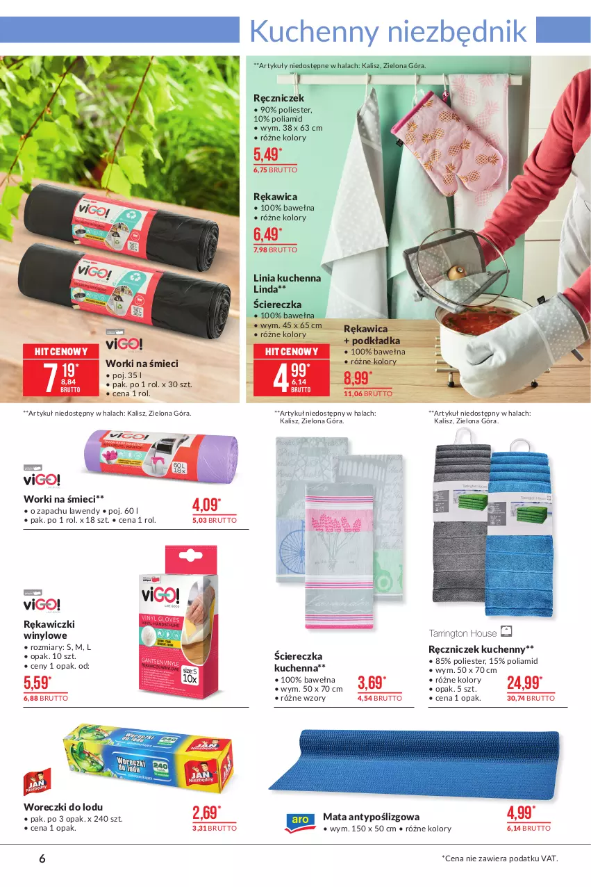 Gazetka promocyjna Makro - [Oferta promocyjna] Artykuły przemysłowe - ważna 18.05 do 31.05.2021 - strona 6 - produkty: Podkład, Podkładka, Wełna, Woreczki do lodu, Worki na śmiec, Worki na śmieci, Znicz