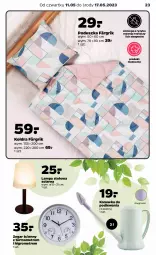 Gazetka promocyjna Netto - Akcesoria i dodatki - Gazetka - ważna od 17.05 do 17.05.2023 - strona 7 - produkty: Konewka, Kołdra, Termometr, Zegar, Poduszka, Lampa, Lampa stołowa