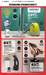 Gazetka promocyjna Netto - Gazetka - ważna od 21.08 do 21.08.2024 - strona 10 - produkty: Odkurzacz, Rum, Myjka do okien, Pojemnik, Warka, Zelmer, Waga, Fa